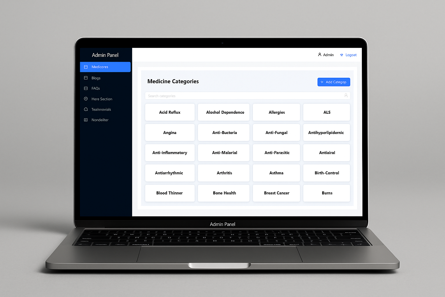 Derxo Admin Panel